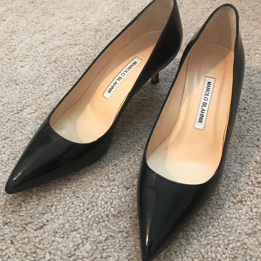 Manila Blahnik kitten heels